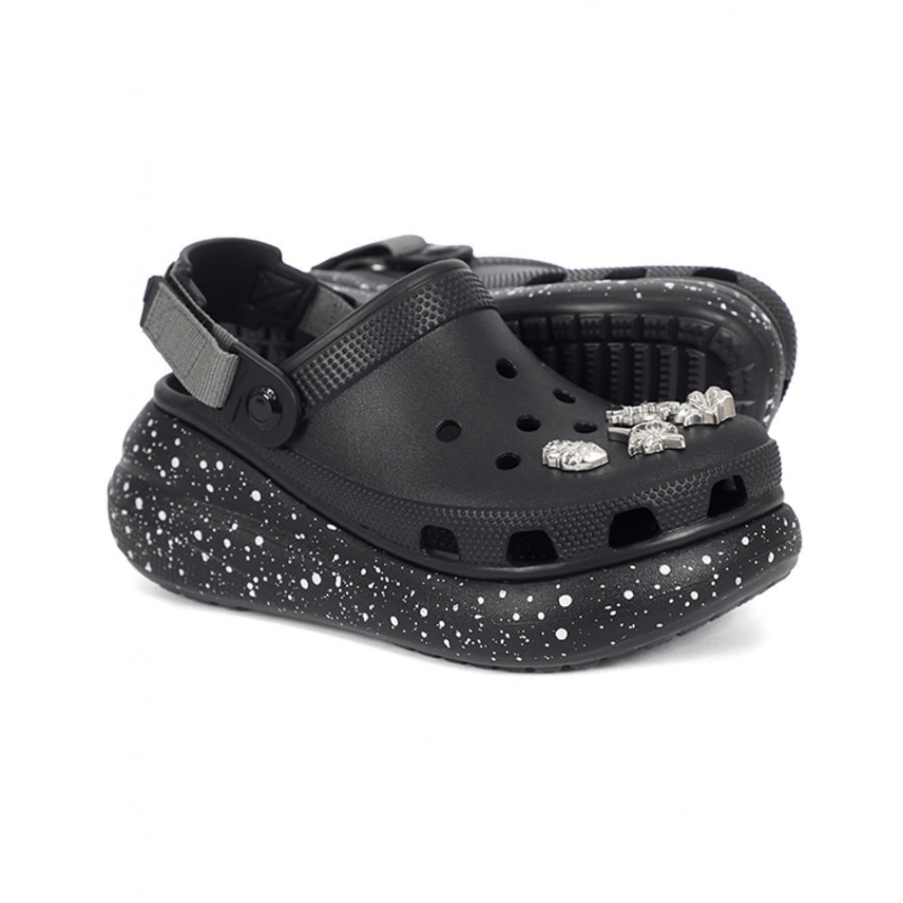 Crocs 女性用サンダルクラッシュ装飾クロッグ Zibbitz 付属