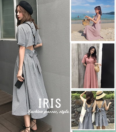 Qoo10 ビーチワンピース 夏ワンピース人気 レディース服
