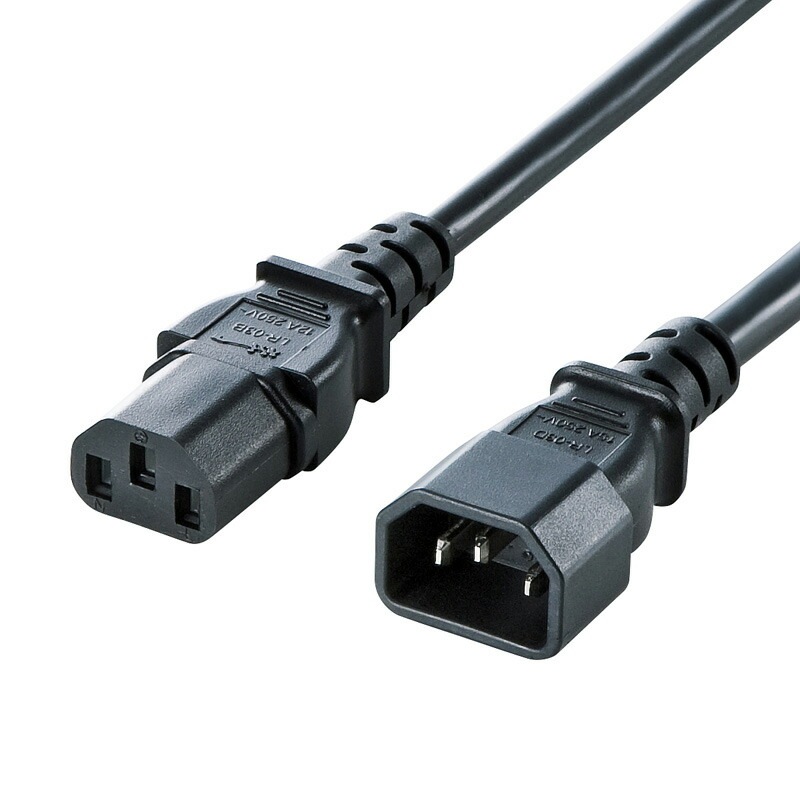 電源コード 12A 250V 5m APW12-C14C13250-50