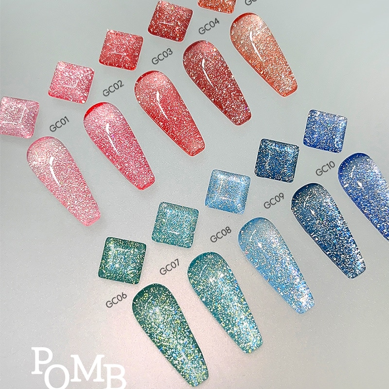 [FAUVE] 【P.O.M.B : Reflective Glitter Collection 】 10色 セット/ 反射グリッターコレクション 10色セット