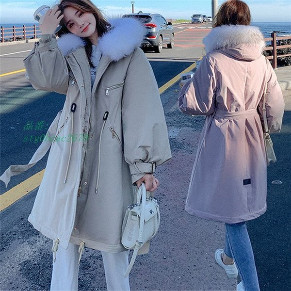 お気に入りの 冬 ファーコート 中綿コート アウター ファー フェイクファー付 暖かい 女性 コート フード付き モッズコート レディース 防寒 カジュアル ジャケット もこもこ ダウンジャケット コート 大小 L Comptonmarbling Co Uk