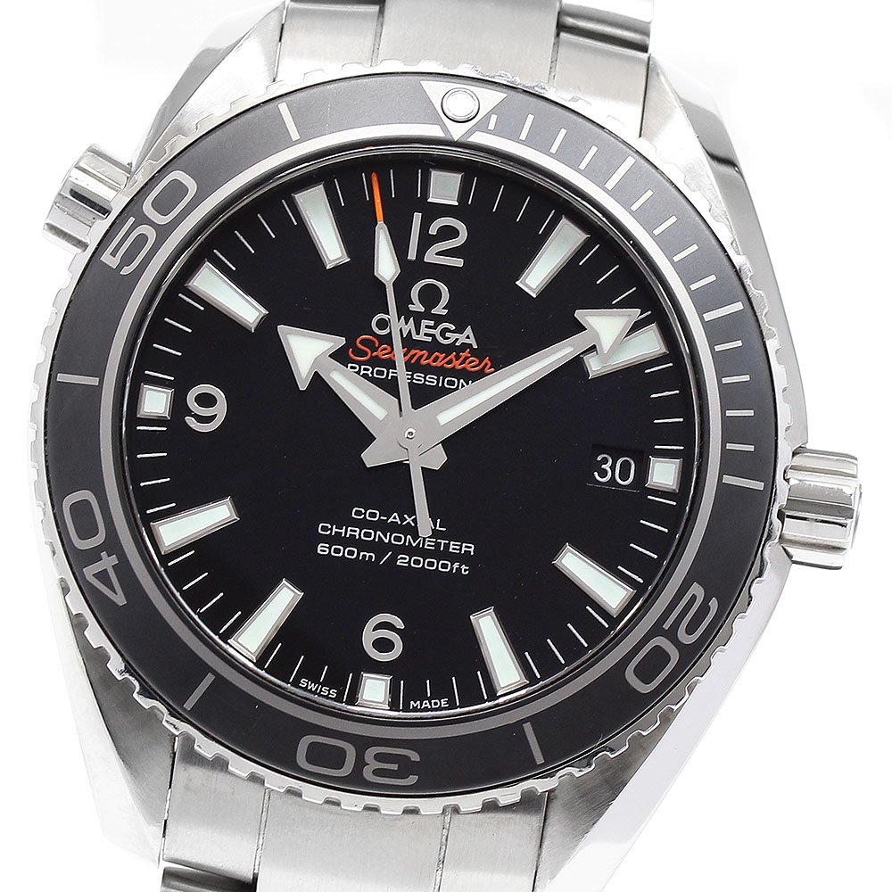 オメガ OMEGA 232.30.42.21.01.001 シーマスター プラネットオーシャン デイト 自動巻き メンズ 保証書付き_895597【中古】