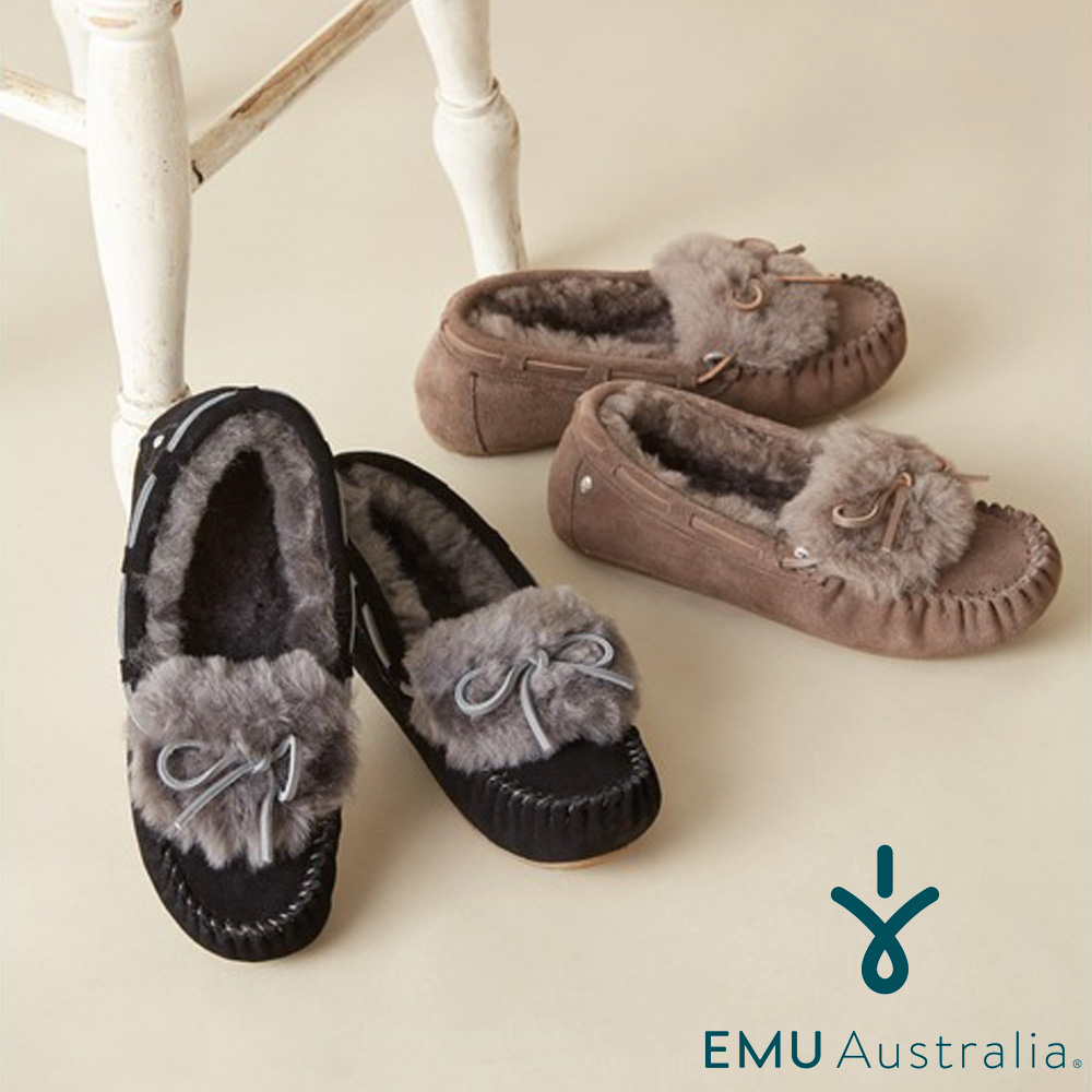 EMU Australia モカシン レディース アミティ カフ W11200 エミュ オーストラリア 2024秋冬 Amity Cuff シープスキン 撥水 定番