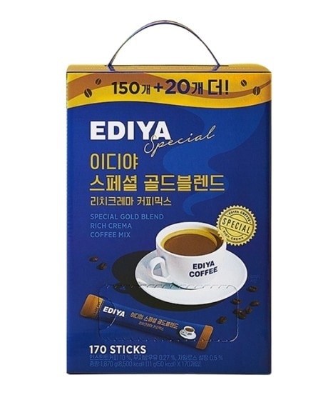 [スペシャルゴールドブレンド コーヒーミックス 11g x 170本]ゴールドブレンドコーヒー 韓国インスタントコーヒー コーヒーミックス 韓国人気コーヒー イディヤコーヒー スムーズな味わい 手軽な 5,099円