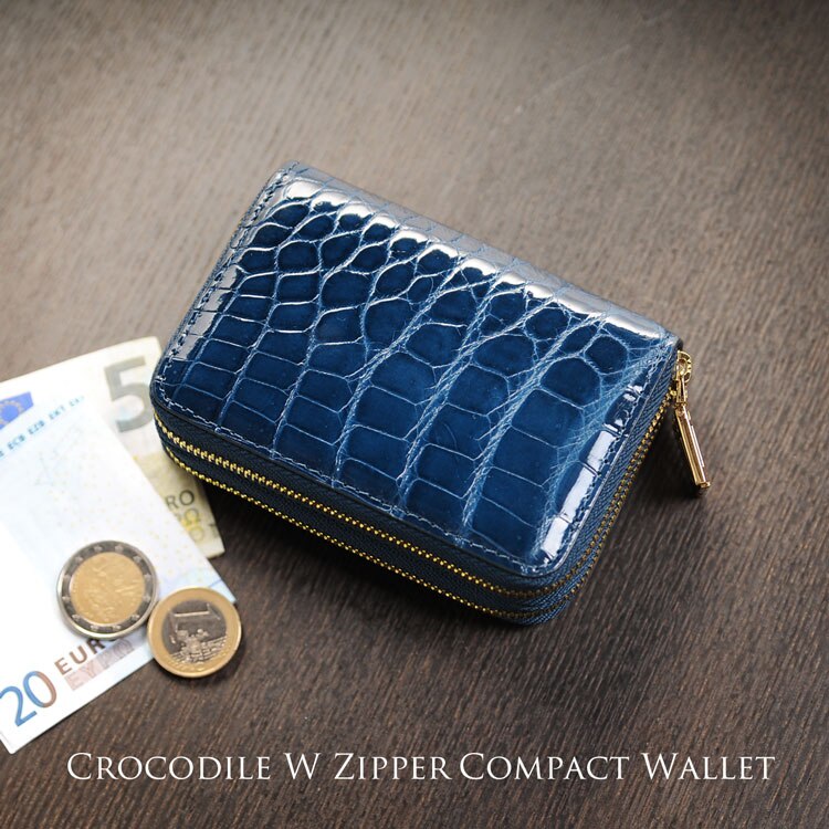 クロコダイルレザーミニ財布シャイニング 16,500円