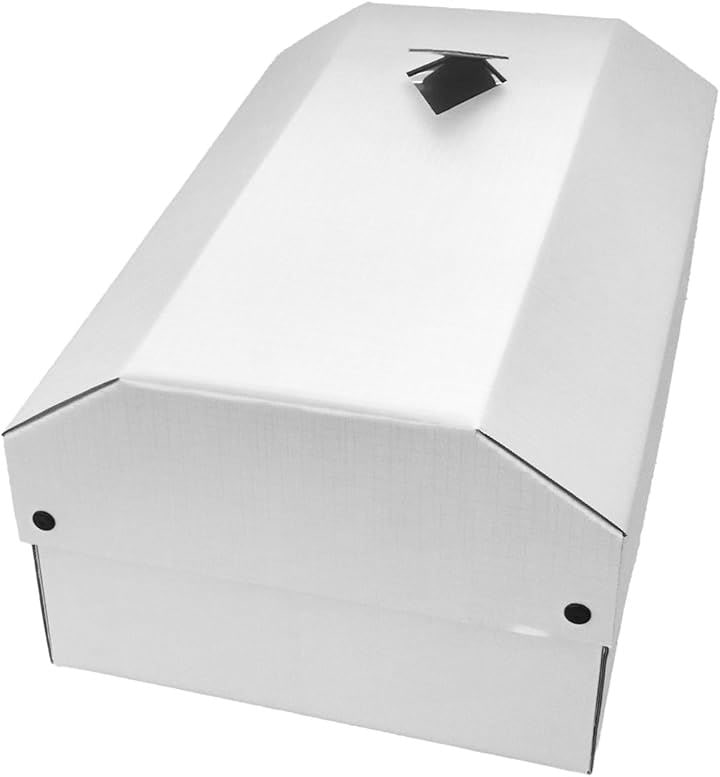 ペット 棺 そらの箱舟 はこぶね 日本製ならではの安心と送り出す人の心に寄り添う形 段ボール 保管 運搬 棺桶(ホワイト, M)