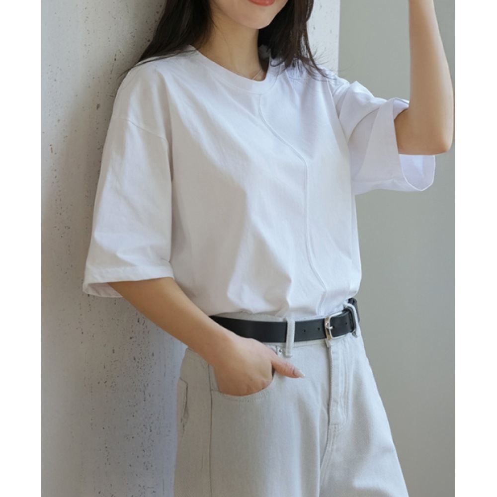 FRENCHCHIC センター切り替えオーバーサイズTシャツ モデル名