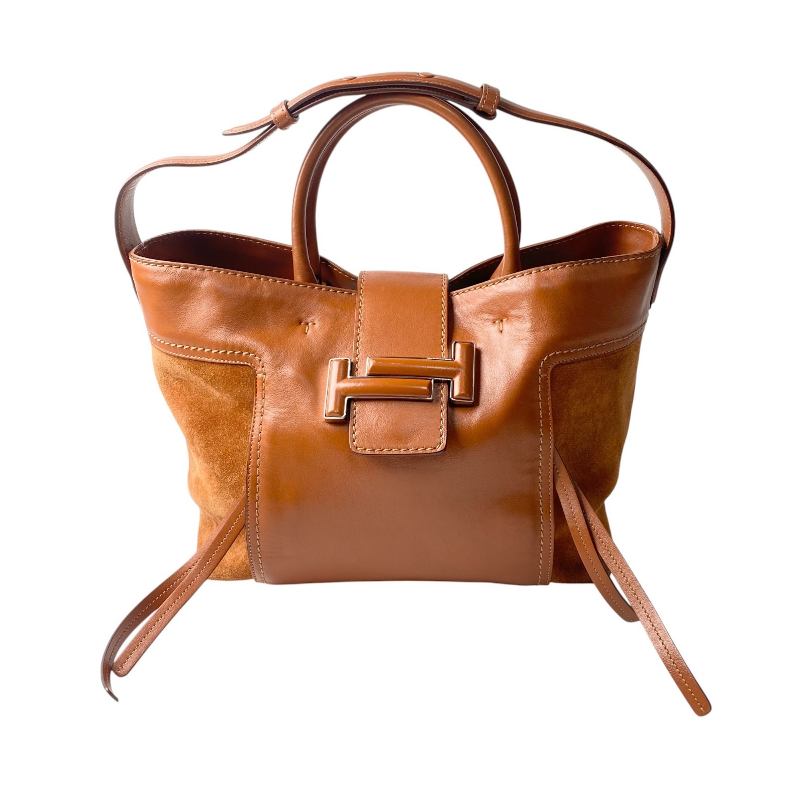 トッズ TODs ハンドバッグ ダブルTショッピング ショルダー トートバッグ レディース