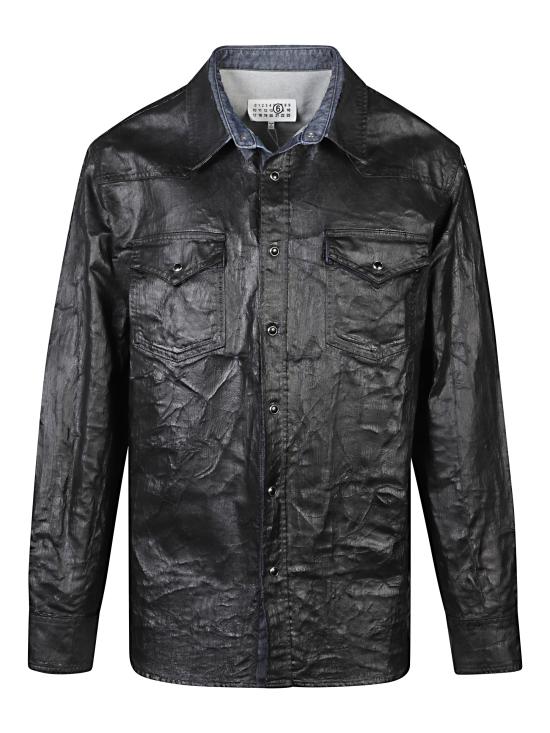MM6 MAISON MARGIELA Men Shirts SH2DT0033 M30029963 Black