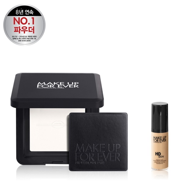 【Makeupforever】 新製品 HD SKIN パーフェクティング プレスド パウダー 10g (+追加1種) (贈呈品なくなり次第贈呈終了)