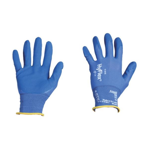 (まとめ)アンセル ニトリル背抜手袋 ハイフレックス 11-818 XLサイズ 11818-10 1双(×30セット)