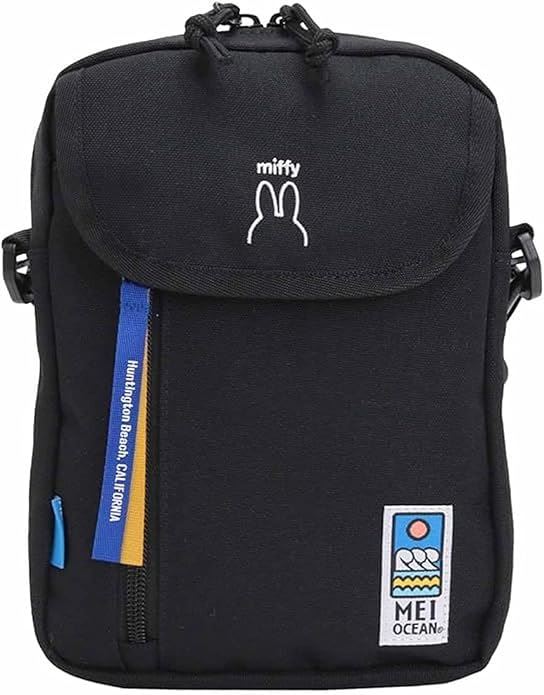 ショルダーバッグ キャラクターコラボ・縦型 mini Shoulder bag 斜め掛け カジュアル(ミッフィー, Free Size)