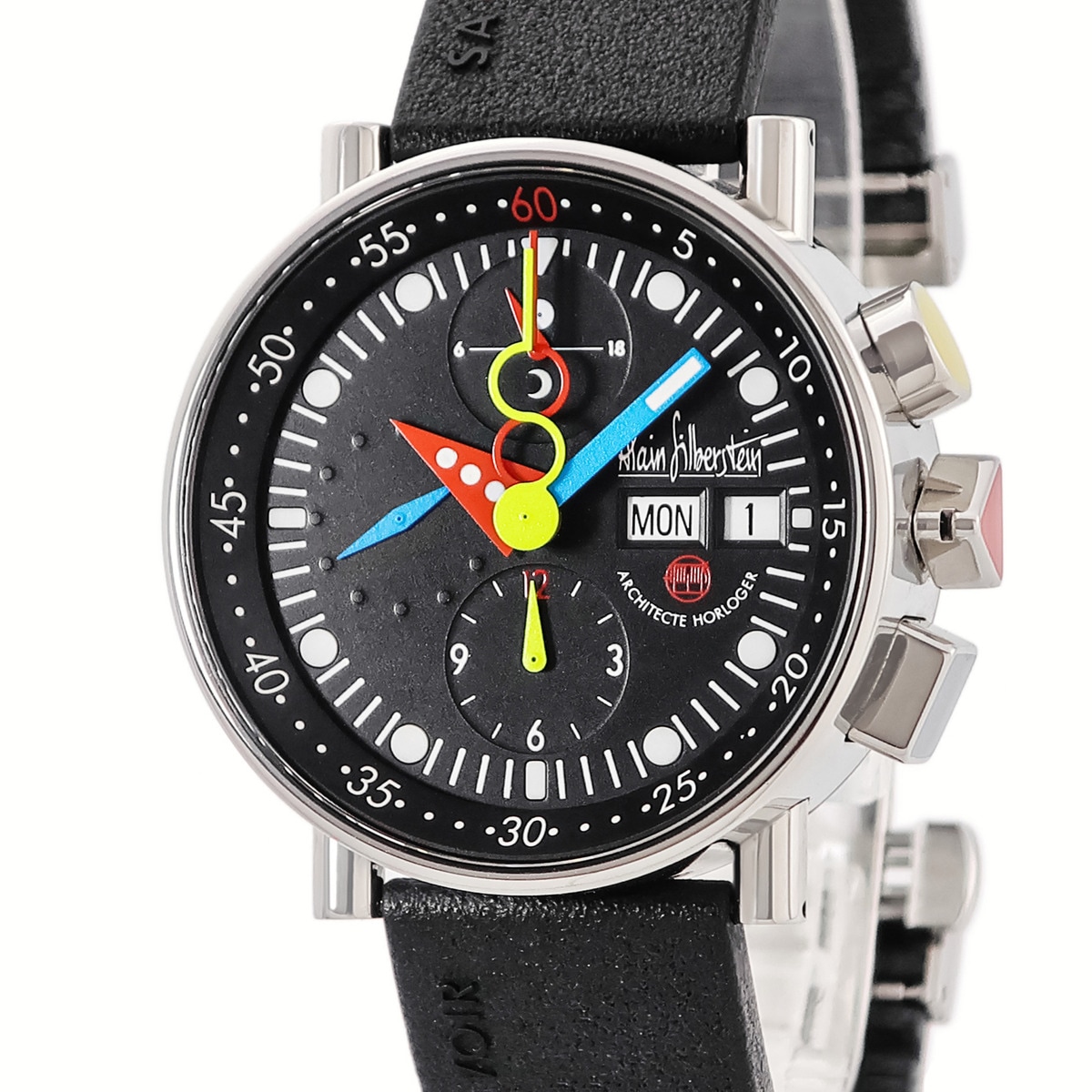 クロノバウハウス デイデイト KB111 自動巻き メンズ ブラック 黒 クロノグラフ 限定 3年保証