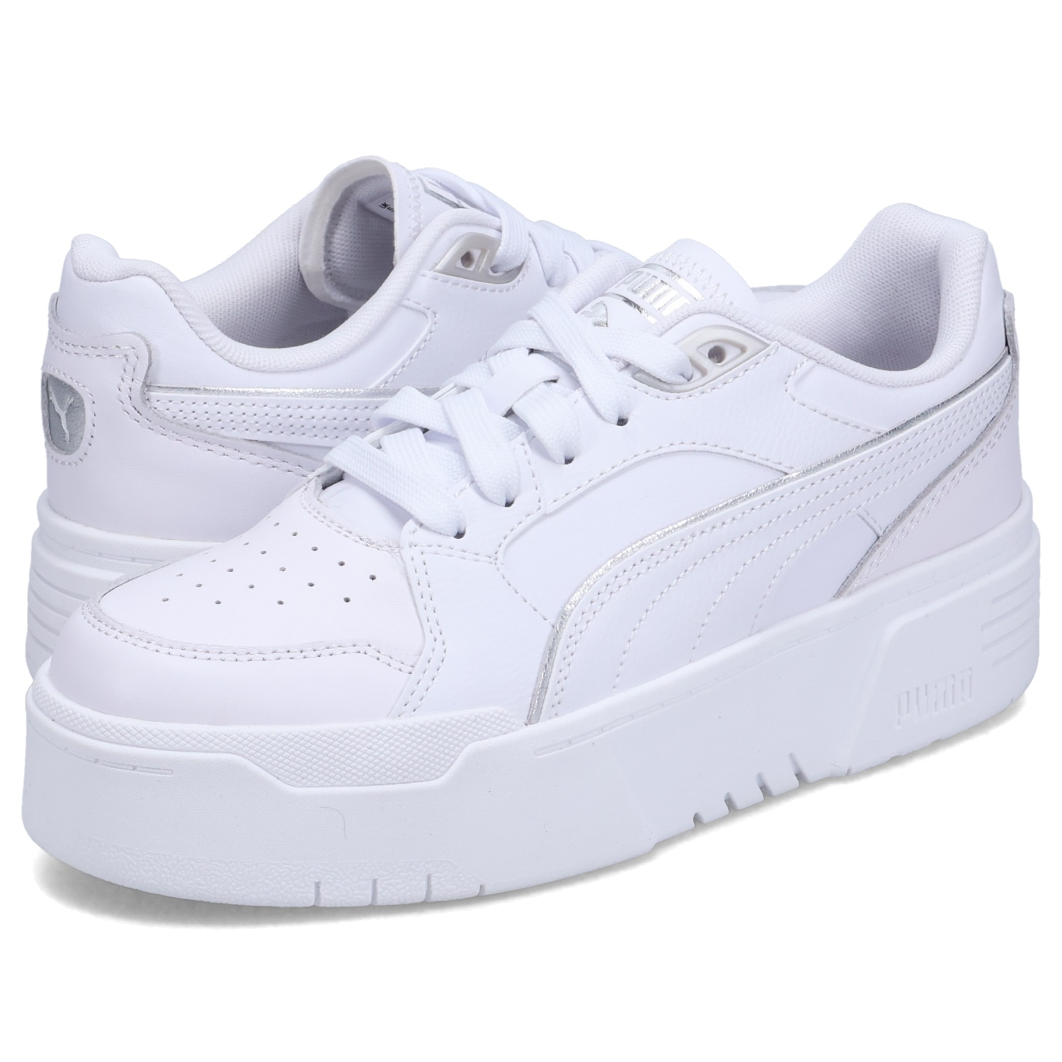 スニーカー ウィメンズ カリフォルニア フライズ グラム レディース 厚底 ホワイト 白 396389-01