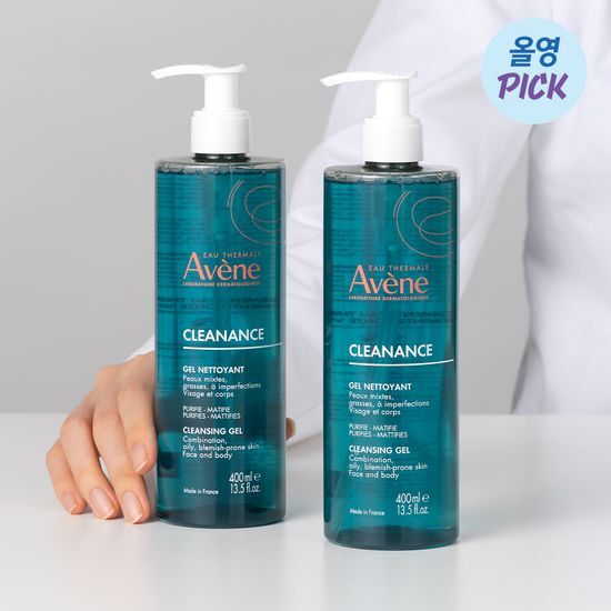 ア벤느 クリアランス クレンジング ジェル 400ml ダブル パック*皮脂を抑制*弱酸性クレンザー