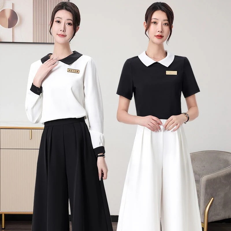 ユニフォーム エステ サロン通勤 レディース 女性 制服おしゃれ 半袖 七分袖 ジャケット 上下セッ-a171 5,154円