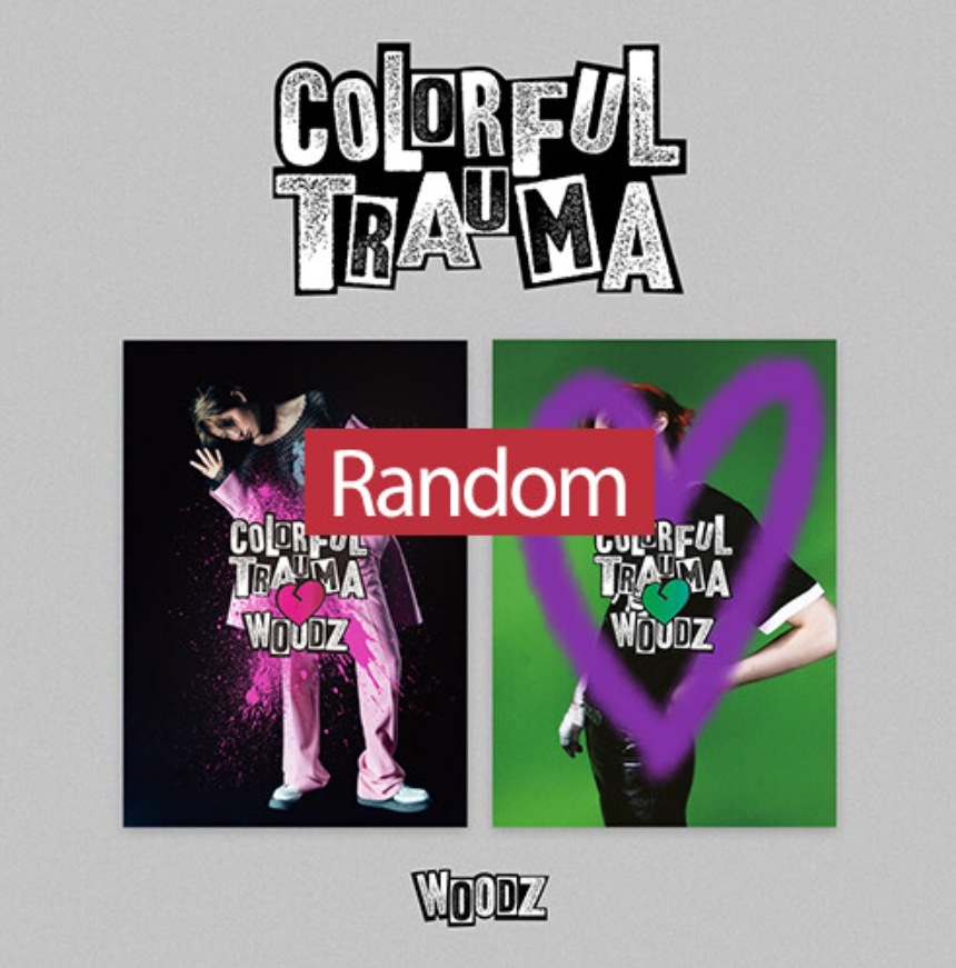 [ 1CD RANDOM ] WOODZ - MINI 4TH COLORFUL TRAUMA COLORFUL ver. / TRAUMA Ver. ランダム 1個