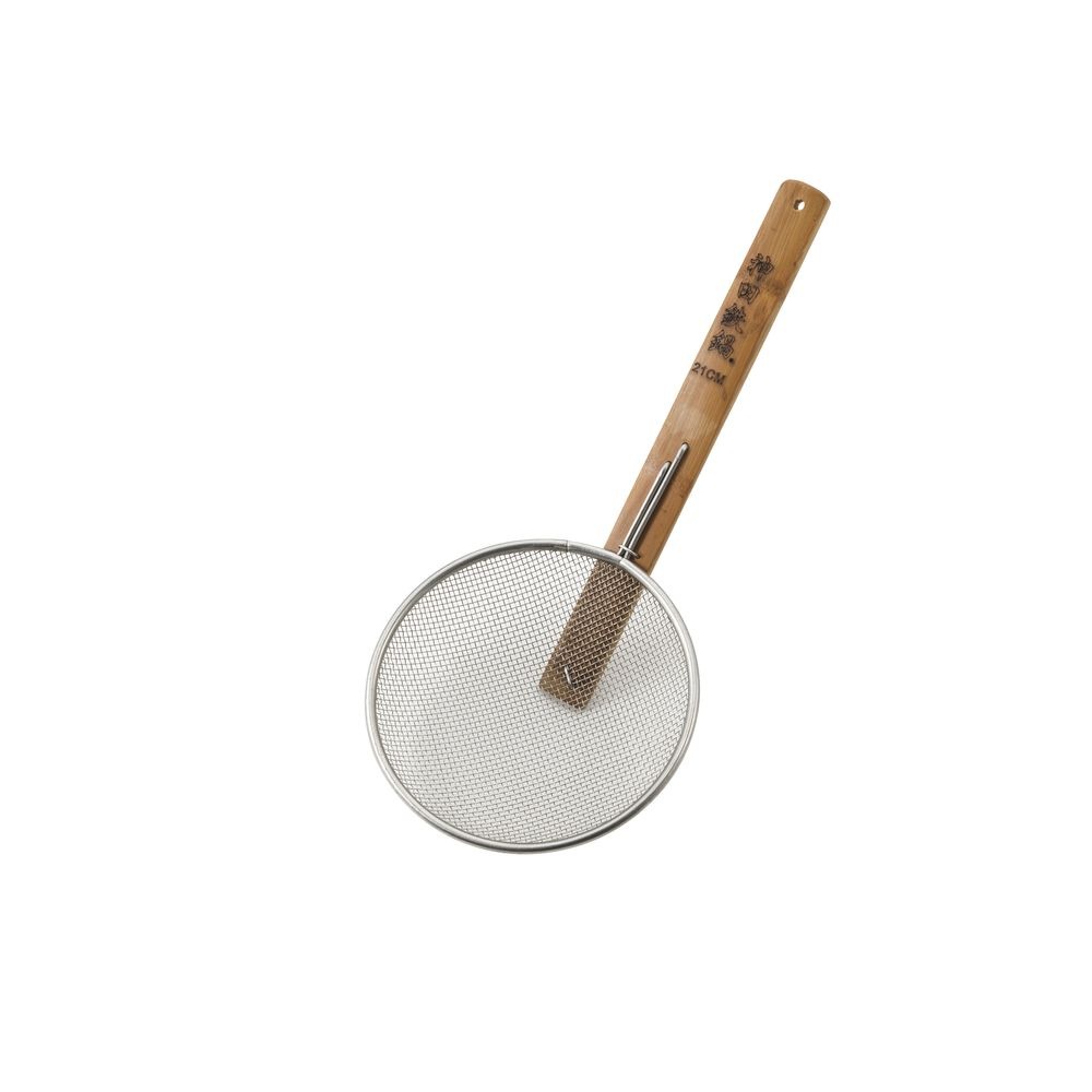 （まとめ買い）カンダ 神田鉄鍋 炭化竹柄 そば揚げ 18cm [x3]