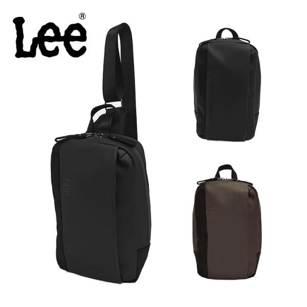 Lee wisdom ウィズダム 320-4020 ショルダー ボディラバー調 マット 合皮 ポリエステル 生地 ファスナーポケット 大人カジュアル