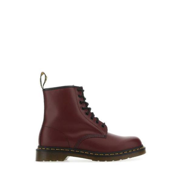 DR MARTENS バーガンディ レザー アンクル ブーツ 11822600 CHERRYREDSMOOTH