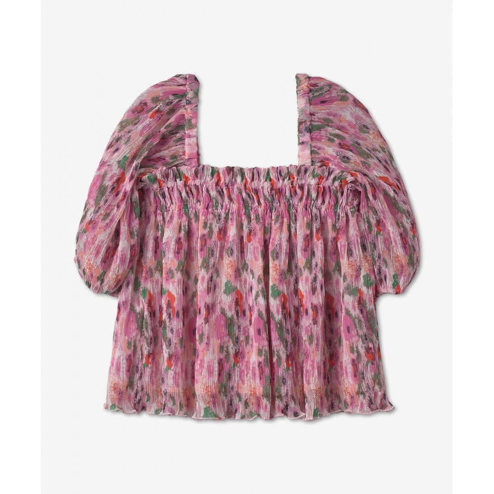 GANNI女性バルーンスリーブシャツ - マルチカラー/ F7534393 10,704円