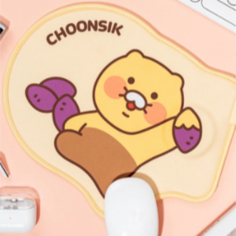 ハロー チュンシク ワイヤレス充電 マウスパッド ピンクチュンシク