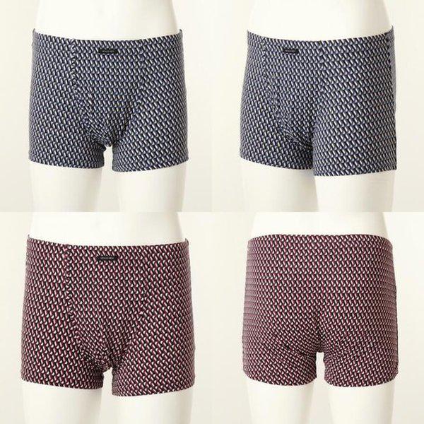 （正常）2枚入り ナイロン スパン 気何花柄 イージーフィット 男性 ドロワーズ 2セット_C VMP7278E_2C_C