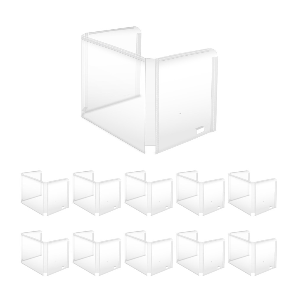 【送料無料】 プラス(PLUS) 学校机用パーテーション(低)10枚入り SDP-0654-10P