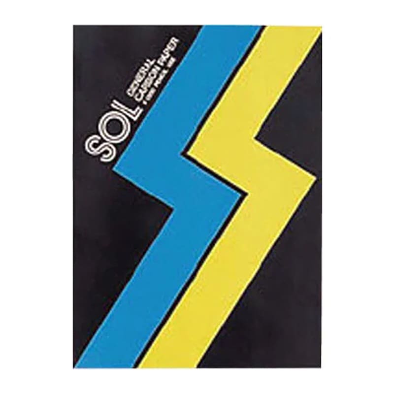 ゼネラル ゾルカーボン紙（片面）＃１３００ 赤 1300 アカ