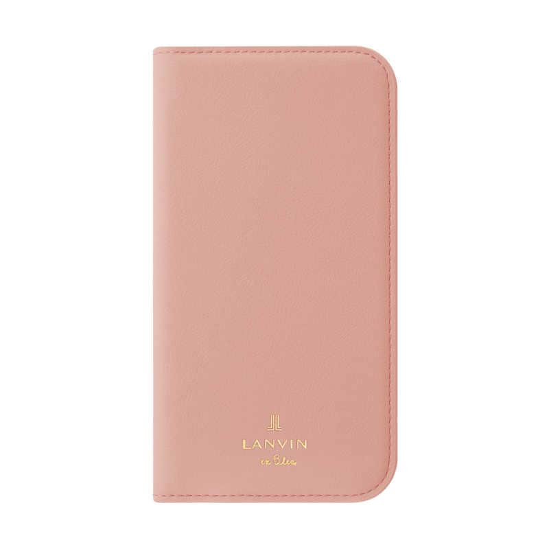 ランバン　Folio Case Stand & Ring Ribbon 2-Tone for iPhone 13Pro [ Baby Pink/Vivid Pink ]　LBR2BPVFLIP2162