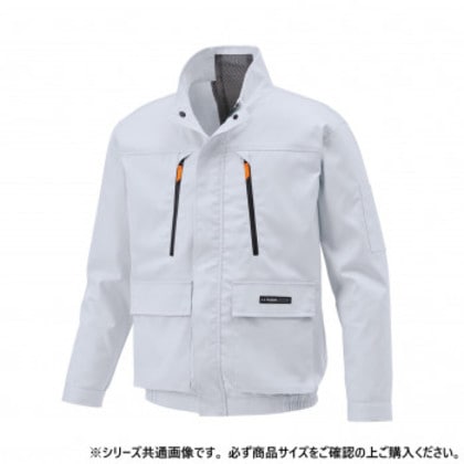 サンエス 長袖ブルゾン 6:シルバー L KF92191