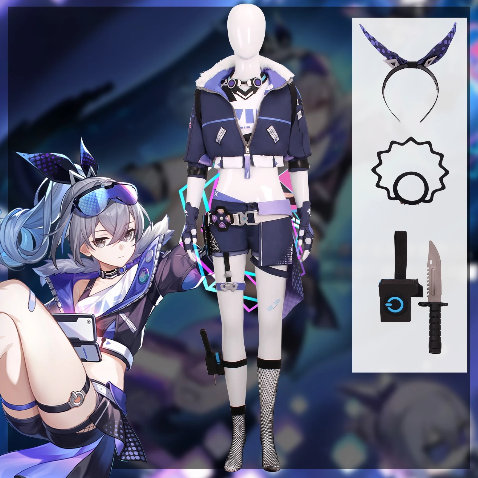 【2025新作】コスプレ 仮装崩壊星穹鉄道cos服銀狼コスプレ衣装二次元アニメ イベント用品