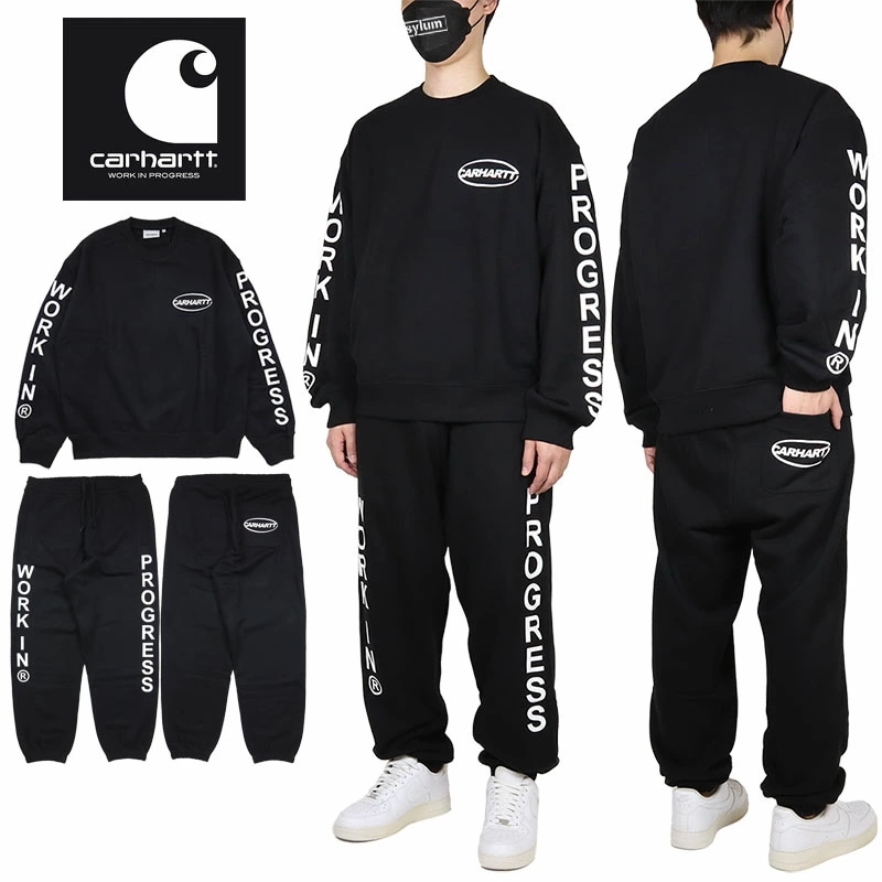 WIP セットアップ トレーナー スウェットパンツ スウェット上下 メンズ レディース ブランド 大きいサイズ おしゃれ 黒