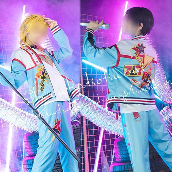 【ハロウィン】あんさんぶるスターズ風 es2 7周年 Basic＆Music コスプレ衣装 cos靴 あんスタcosplay 撮影 祭り 演出服 アニメ変装 仮装 ハロウィンコスチューム一式