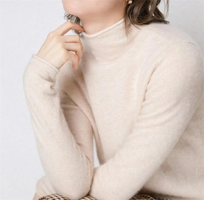 カシミヤ 95% ニット レディース ハイネック カシミヤ ニット 柔らかニットプルオーバー トップス 洗える カシミア 無地 きれいめ オフィス 通勤 大人気 暖かい 冬服