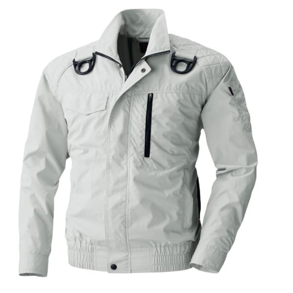 鳳皇 V8301 フルハーネス対応ブルゾン シルバーグレー 服のみ サイズL