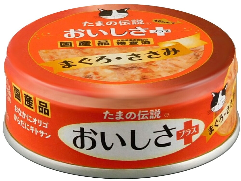 （まとめ買い）たまの伝説 おいしさプラスまぐろささみ 70g 猫用フード [x24]