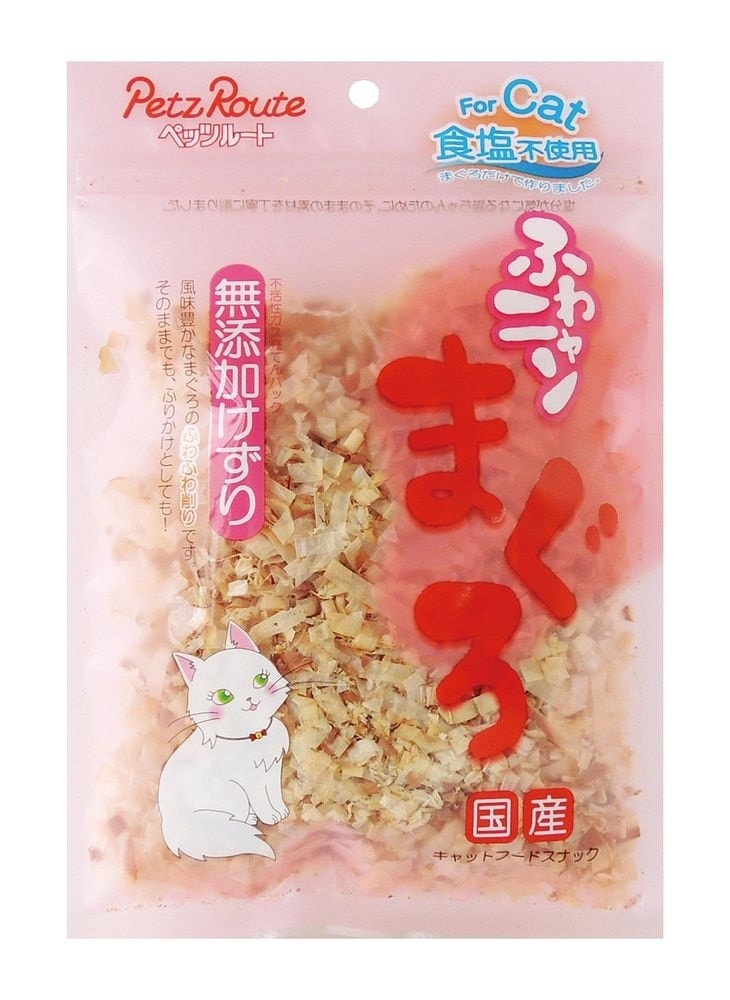 （まとめ買い）ふわニャン まぐろ 無添加けずり 20g 猫用 [x15]