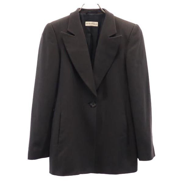 イタリア製 テーラードジャケット ブラウン系 レディース