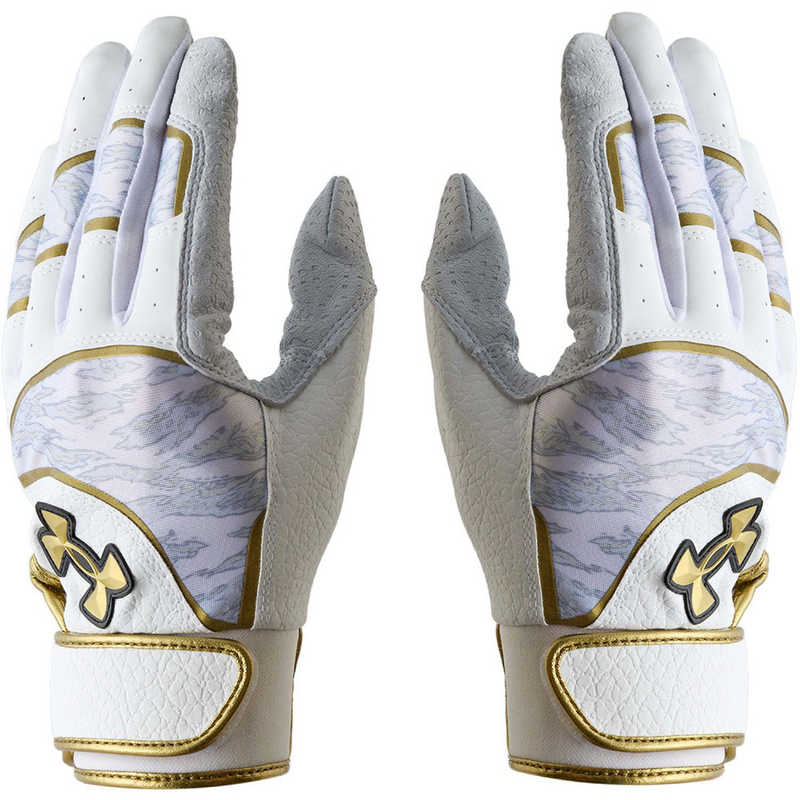 アンダーアーマー　メンズ UA アンディナイアブル プロ バッティンググローブ(両手用) White SM　6001006_25FW