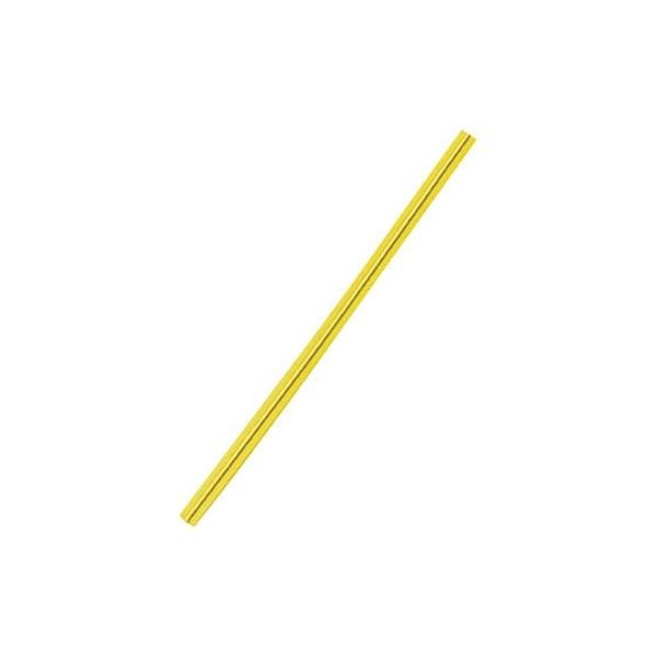 （まとめ）ポリエチレンタイ 幅4mmx長さ100mm 黄 1袋（200本）[x30]