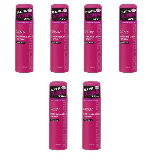 MANDOM(マンダム) 【まとめ買い】GATSBY (ギャツビー) ムービングロックスプレー エクストラハード 170gx6個