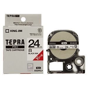 （まとめ買い）PROテープカートリッジ/白ラベル SS24KL 00020220 [x3]