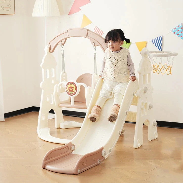 滑り台 すべり台 遊具 1-5歳 室内 ブランコ バスケットボール 折りたたみ可能 組立簡単 室内遊具 大型遊具 すべりだい スウィング キッズパーク バスケットゴール 屋内 家庭用 キッズ