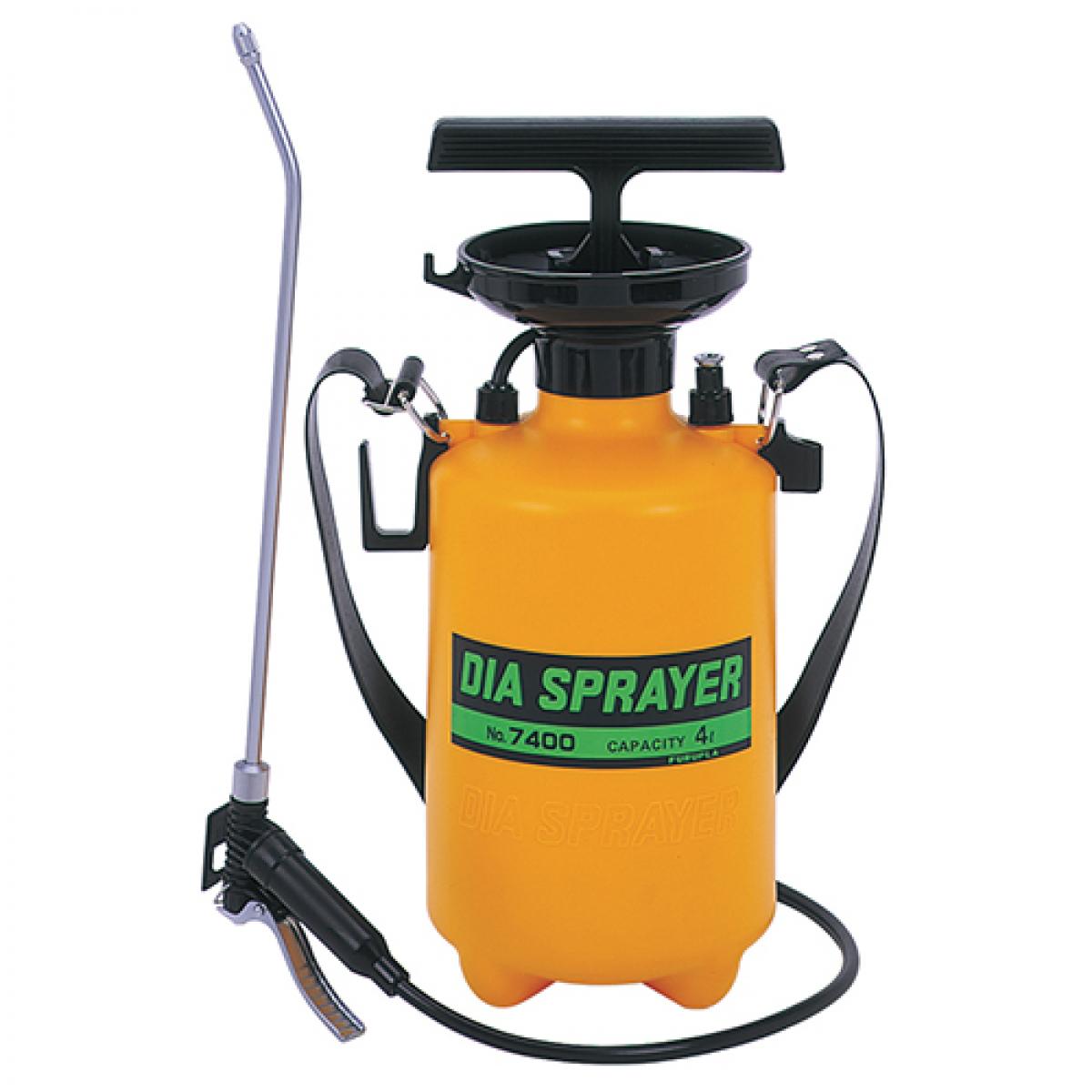 フルプラ ダイヤスプレー プレッシャー式 噴霧器 単頭式 4L用 NO.7400 園芸 殺虫 消毒剤散布