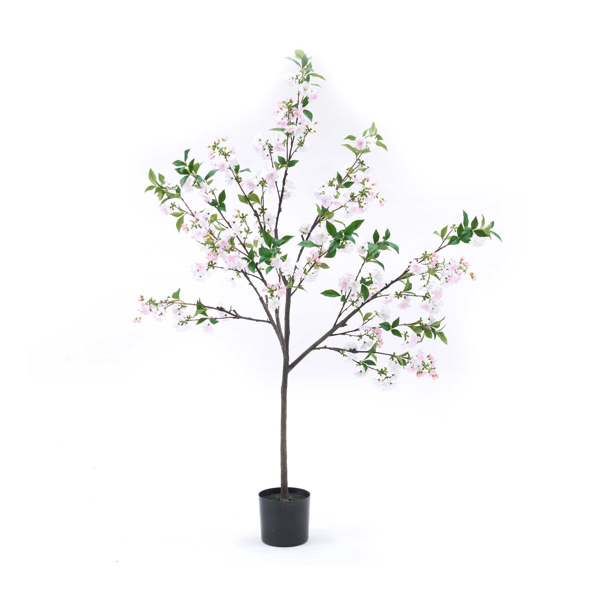 【国内発送】289観葉植物 フェイク 180cm 八重桜 フェイクグリーン 人工観葉植物 大型 水性塗料 造花 ホテル インテリア リアル おしゃれ お祝い 樹 木 室内