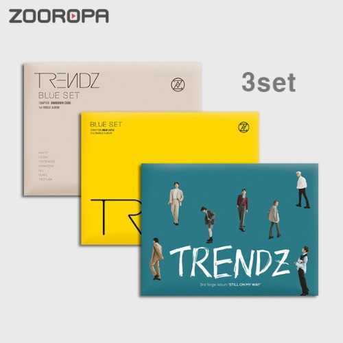 [3종세트] 트렌드지 TRENDZ STILL ON MY WAY BLUE SET NEW DAYZ UNKNOWN CODE