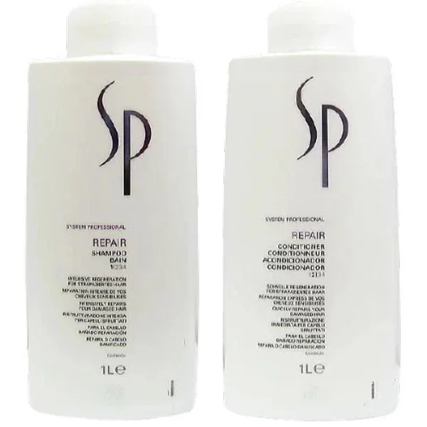 土日祝日出荷 ウエラSP リペア シャンプー 1000ml & コンディショナー 1000ml セット ダメージケア 補修 美容室専売シャンプー サロン専売品