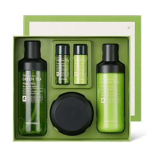 チョクチョク緑茶3点セット Skin 180ml+Lotion 160ml+Cream60ml + ニモリマスクシート10枚 6,290円