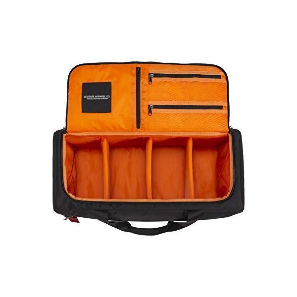 SNEAKER BAG - Premium Travel & Gym Duffle with 3 adjustable dividers for shoes， clothing and essenti